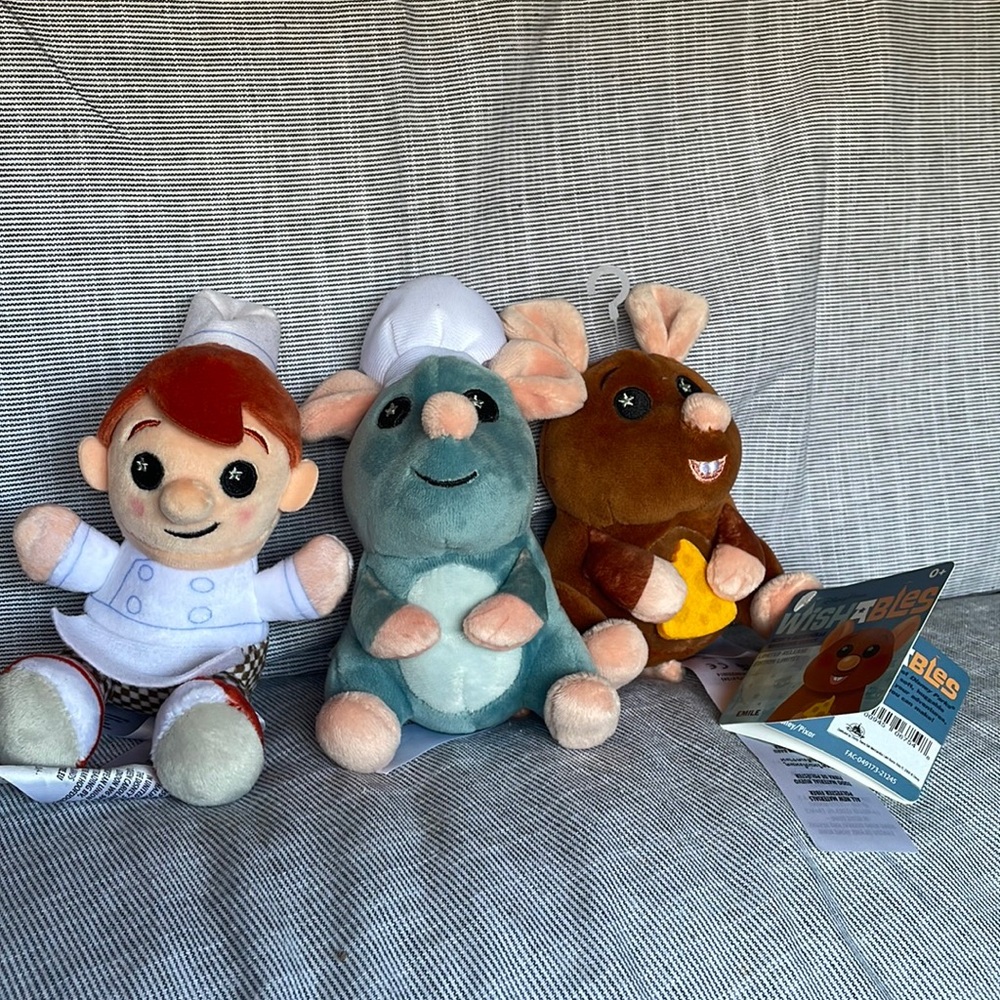 Ratatouille Wishables Three set